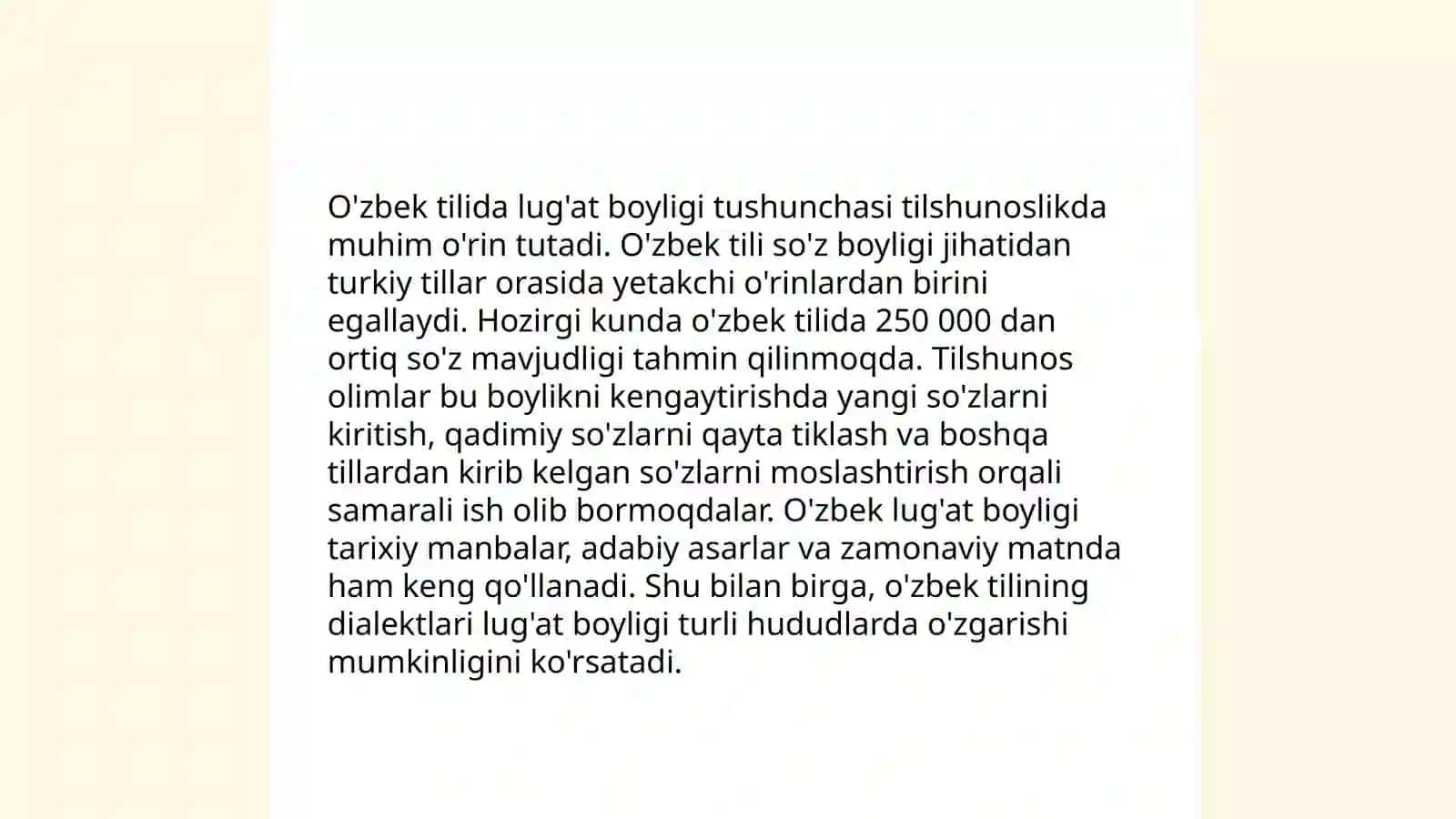 O'zbek tilining boyish manbaalari 3