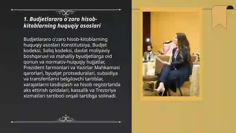 Budjetlararo o'zaro hisob-kitoblarning huquqiy asoslari 3