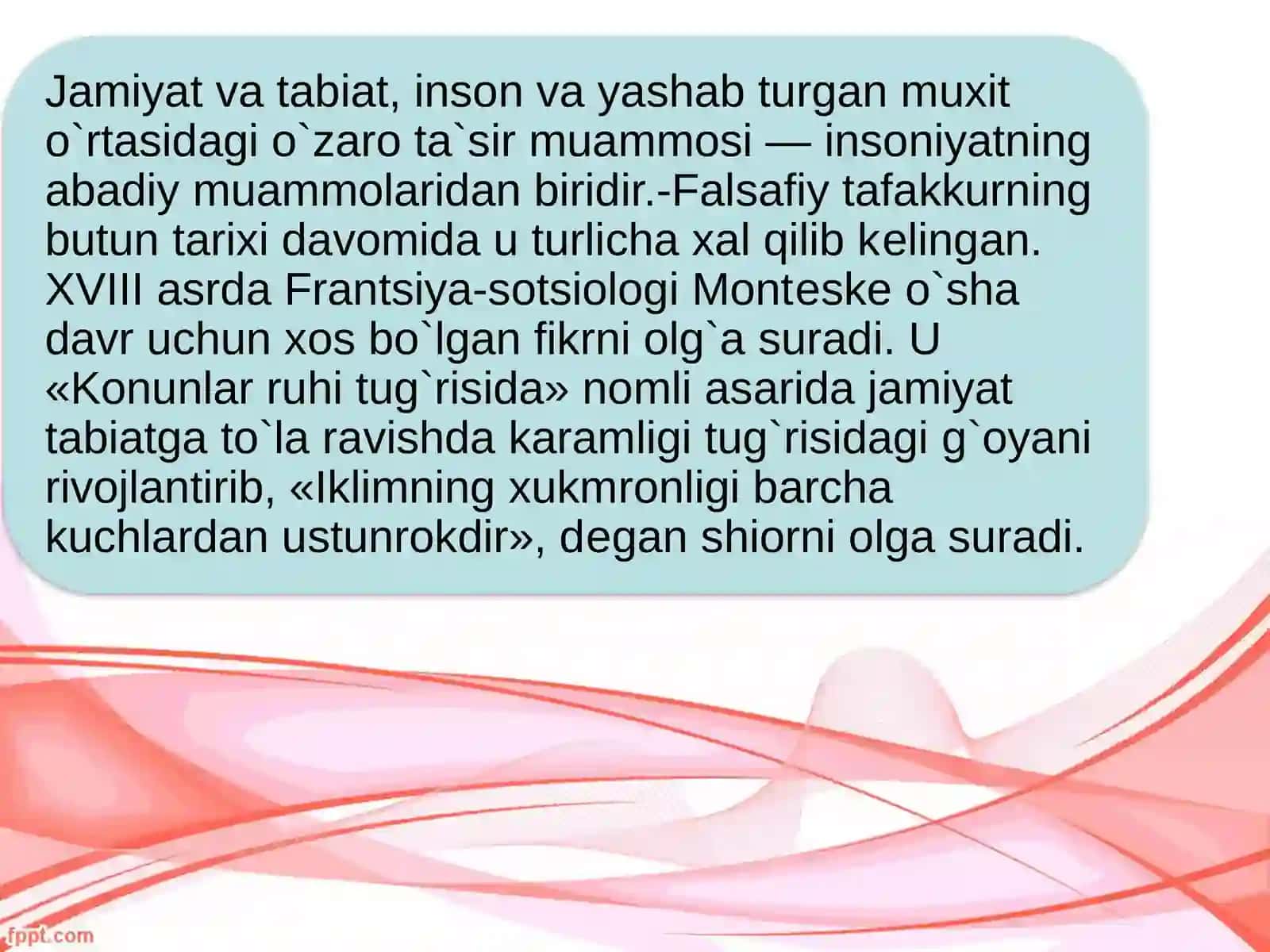 ORGANIZM VA MUHIT 3