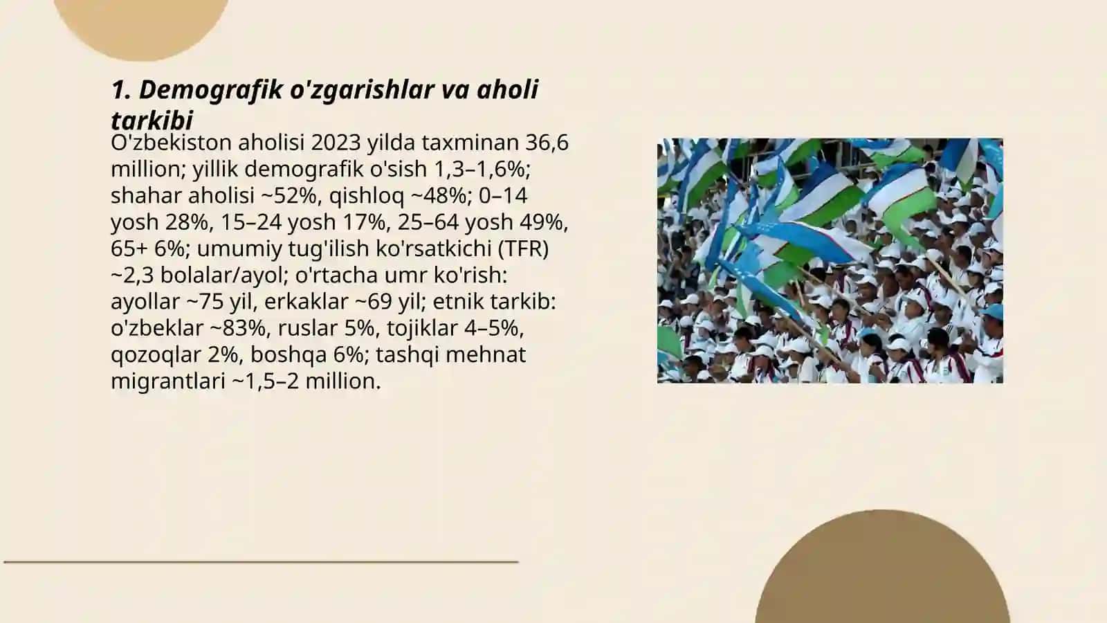 O'zbekiston Respublikasidagi Ijtimoiy O'zgarishlar 3