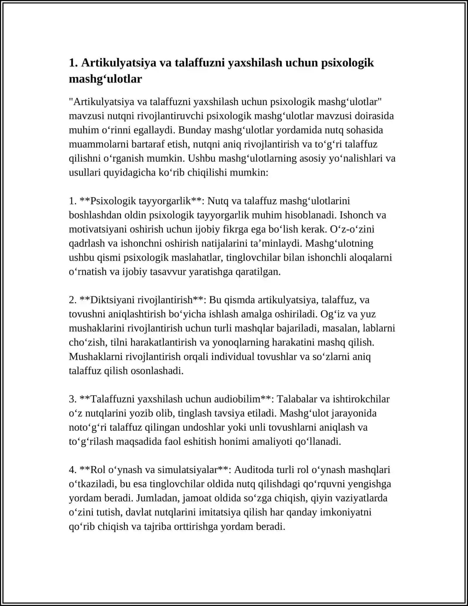 NUTQNI RIVOJLANTIRUVCHI PSIXOLOGIK MASHG‘ULOTLAR 3
