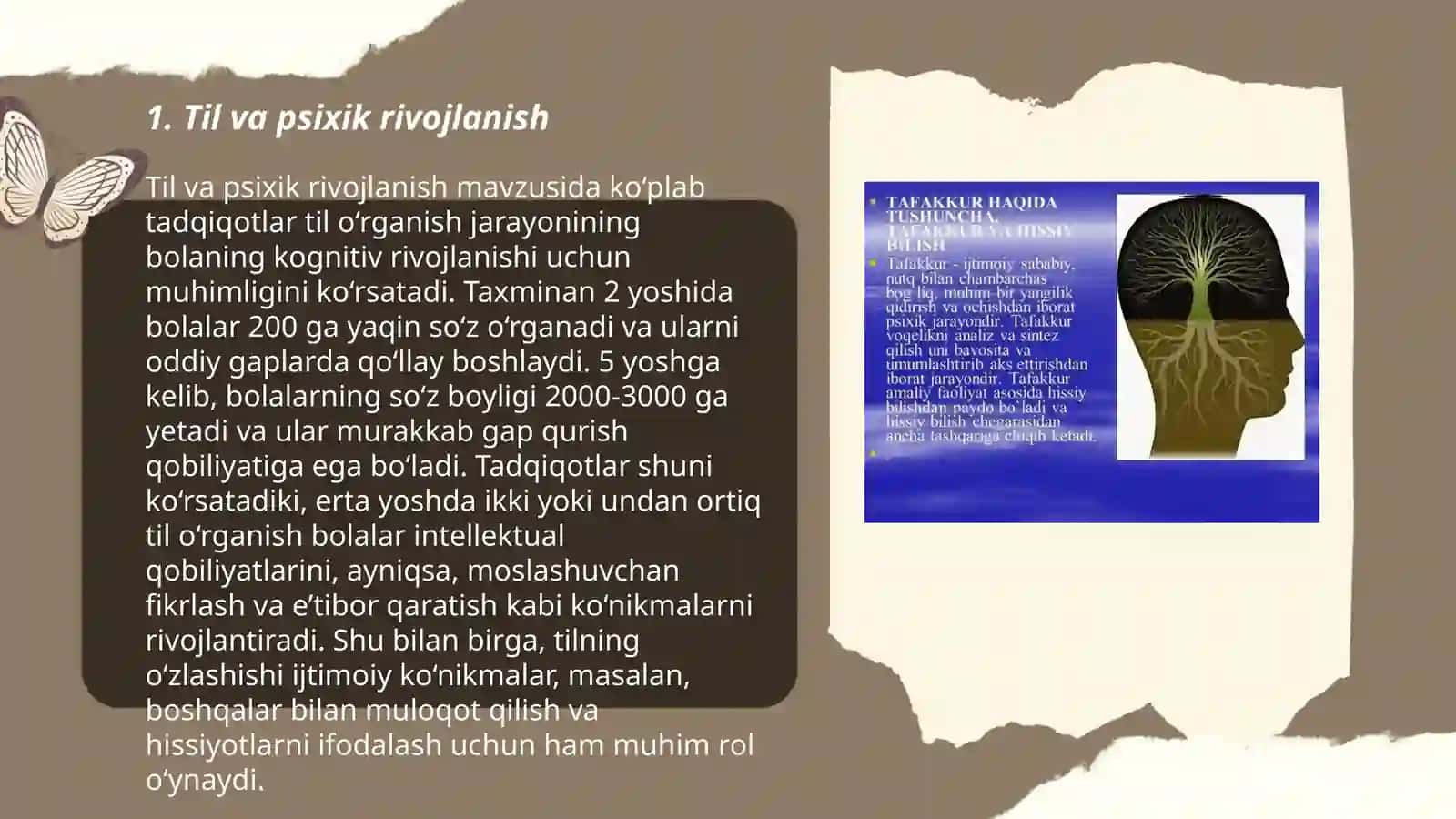 Til va psixik rivojlanish 3