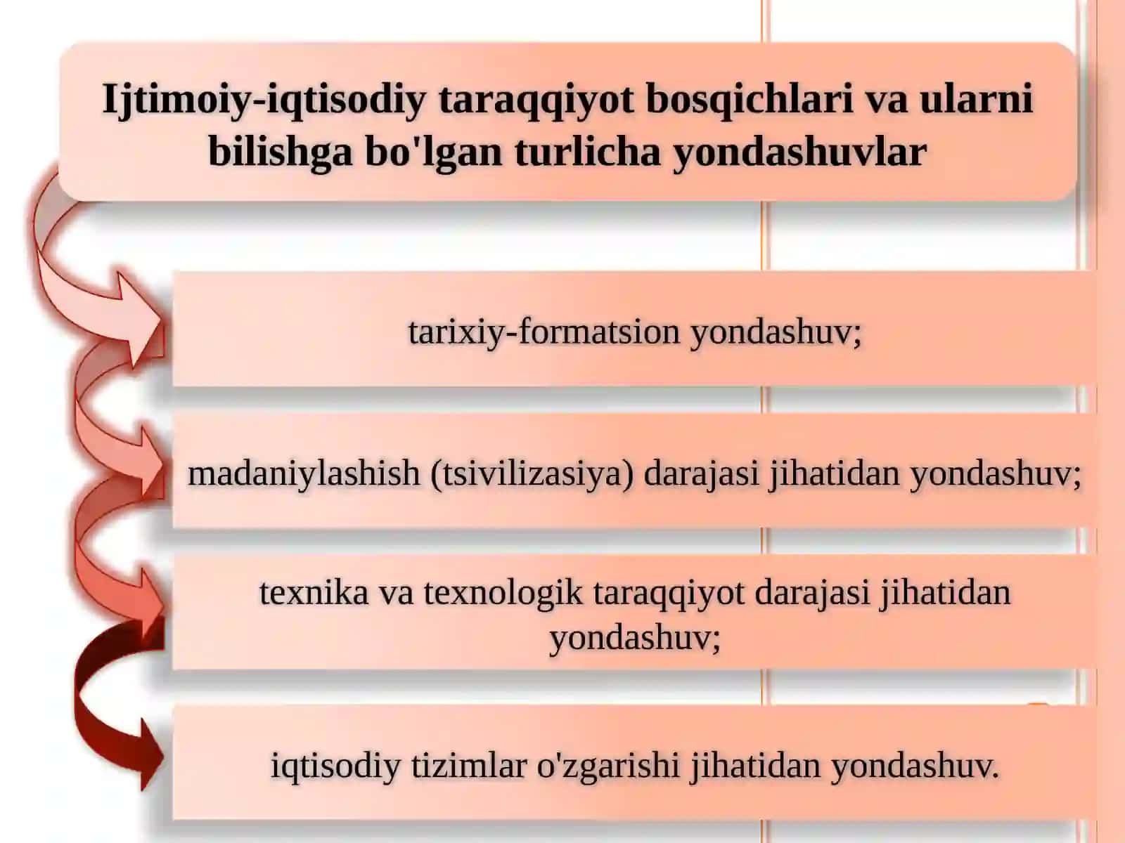 Iqtisodiy tizimlar va mulkchilik munosabatlari. Bozor iqtisodiyoti va O'zbekistonning unga o'tish tamoyillari 3