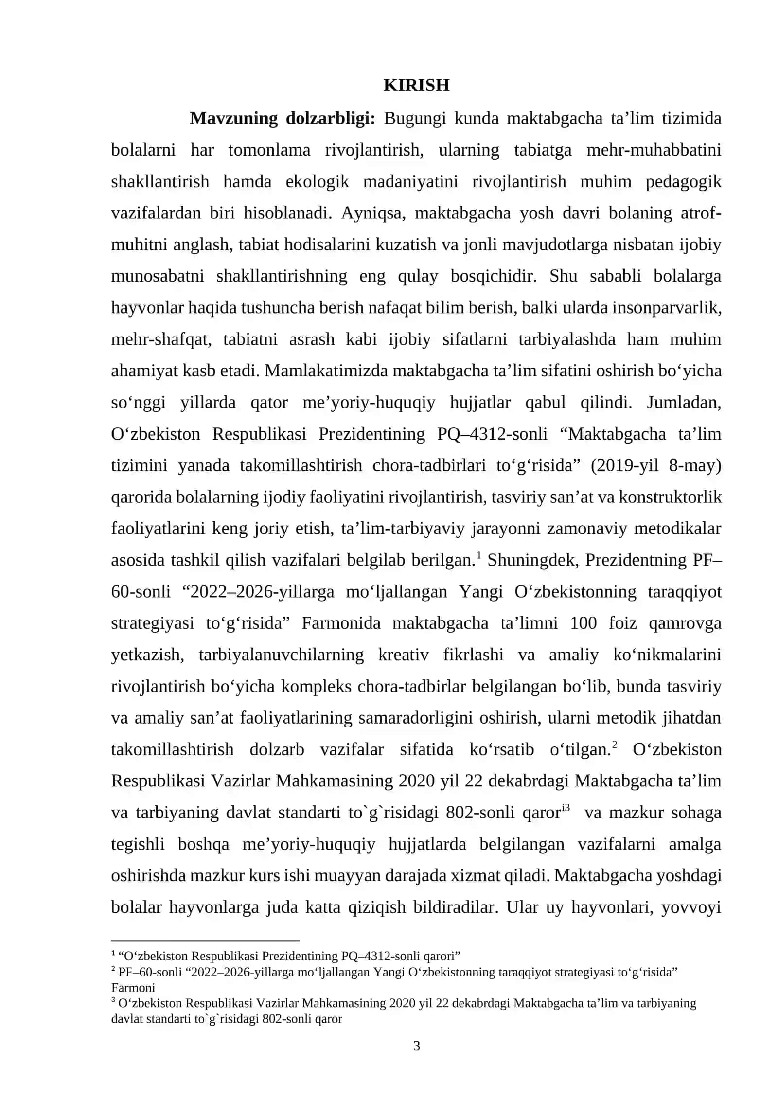 Maktabgacha ta’lim tashkiloti tarbiyalanuvchilarga hayvonlar haqida tushuncha berish usullari 3