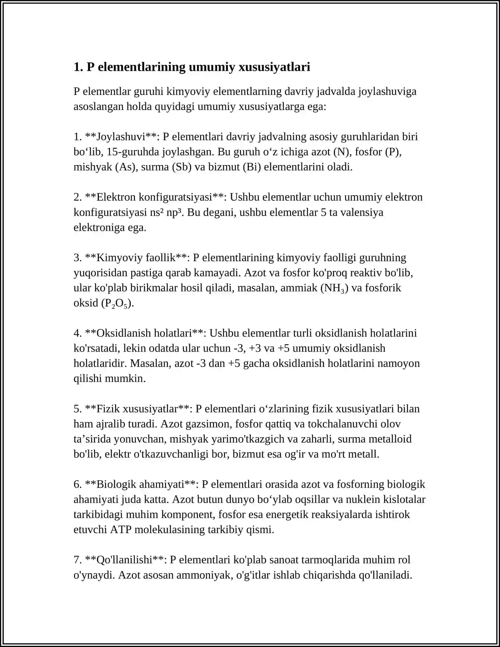 BESHINCHI GURUHNING P-ELEMENTLARI 3