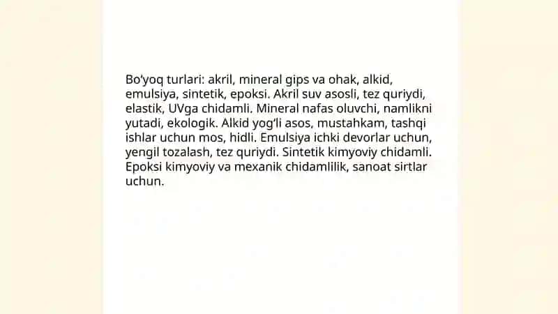 Bo'yoq 3