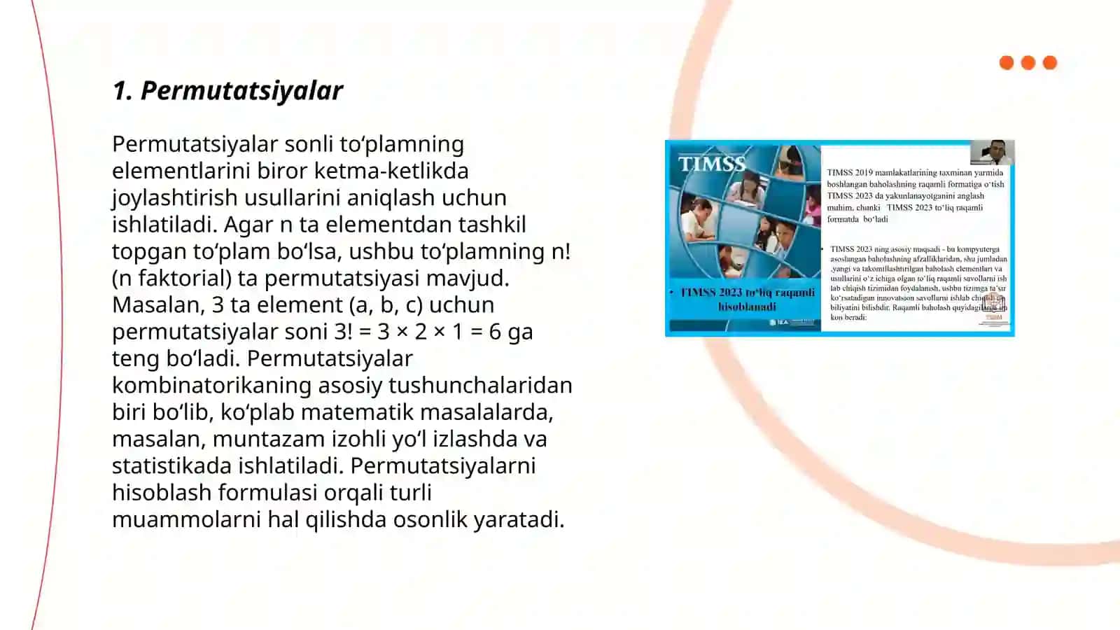 Permutatsiyalar 3