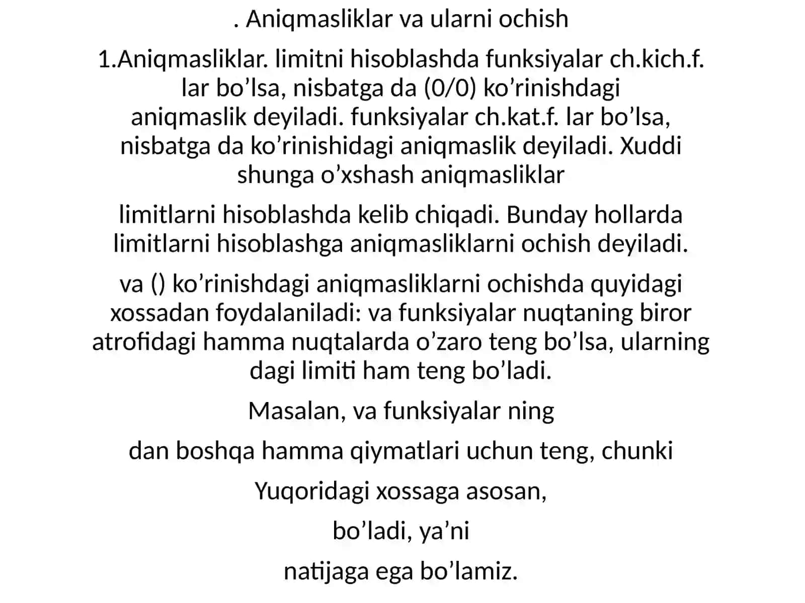Aniqmasliklar va ularni ochish 3