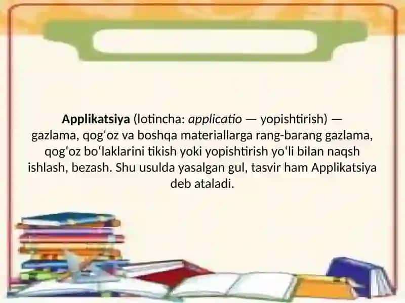 Maktabgacha yoshdagi bolalarni applikatsiya orqali ijodkorligini rivojlantirish. 3