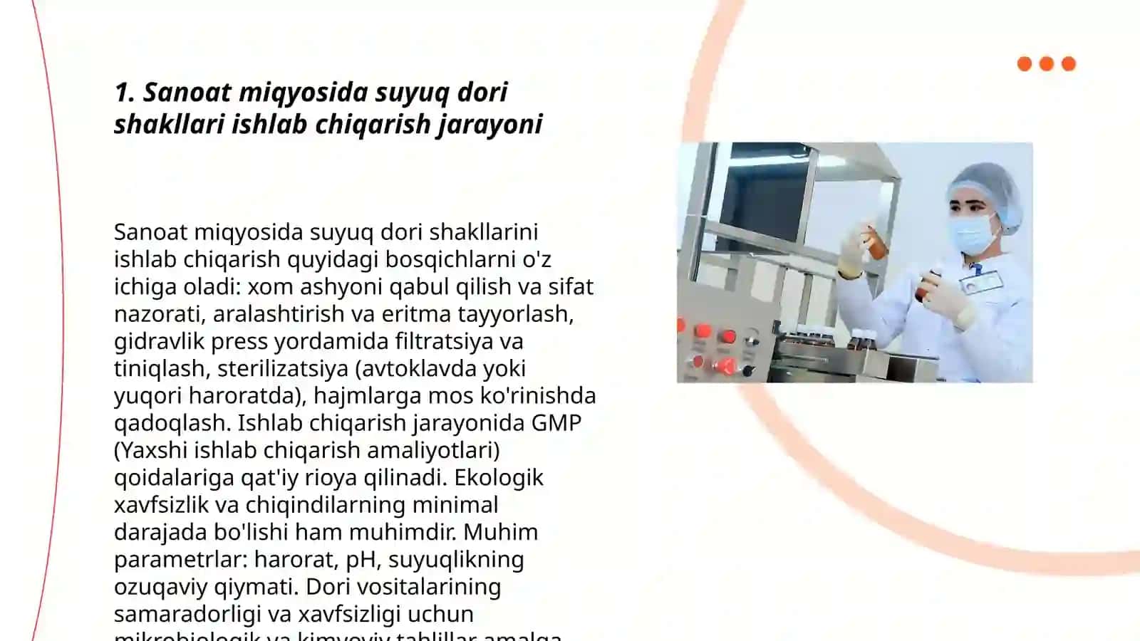 Sanoat miqyosida ishlab chiqariladigan suyuq dori shakllari 3
