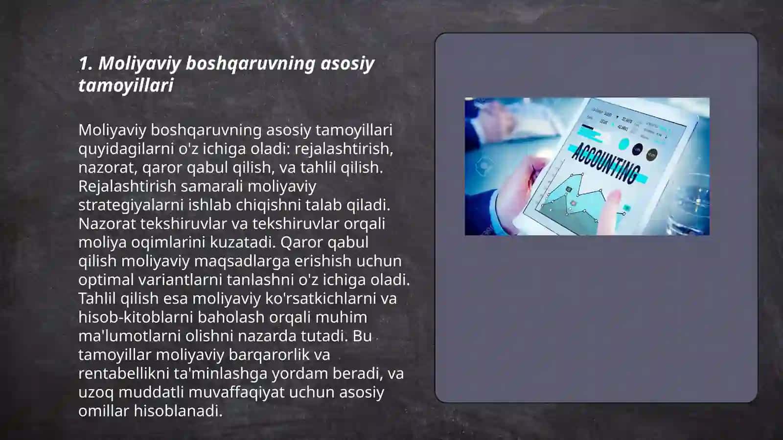 Moliya tizimi va moliyaviy siyosat 3