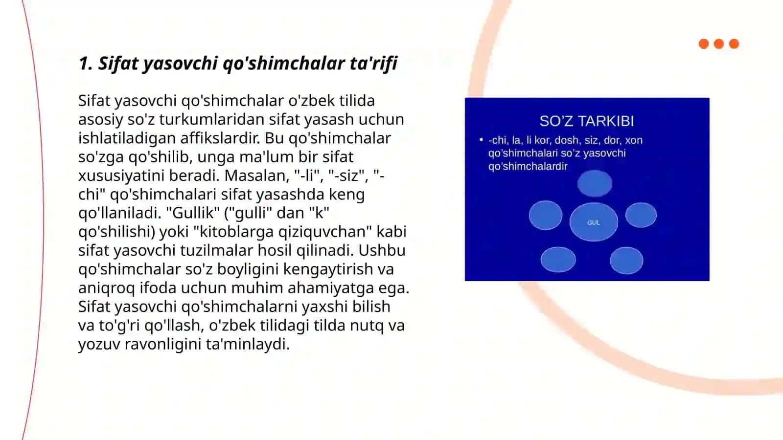 Sifat yasovchi qo'shimchalar 3