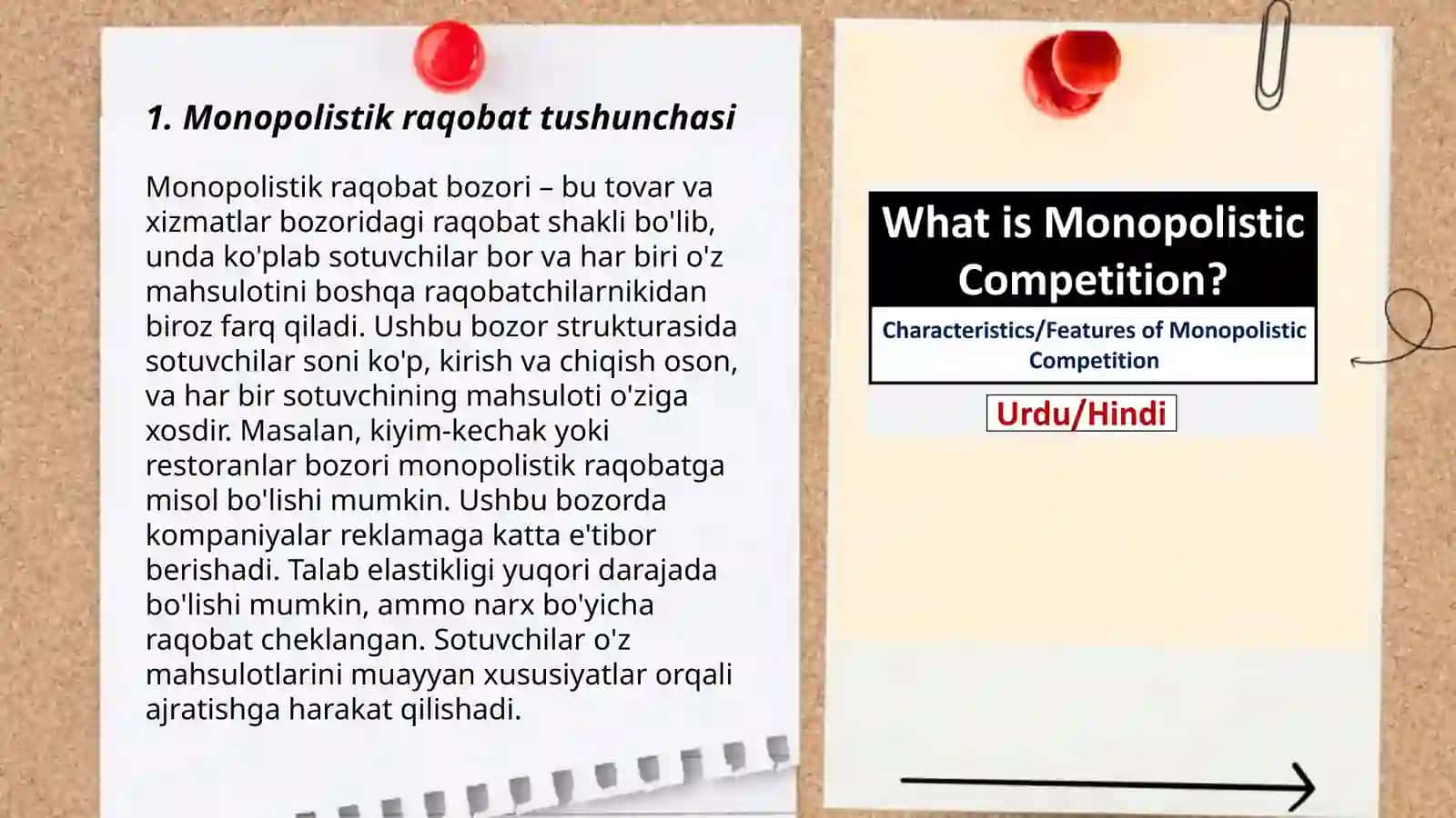 Monopolistik raqobatlashgan bozor muvozanati 3