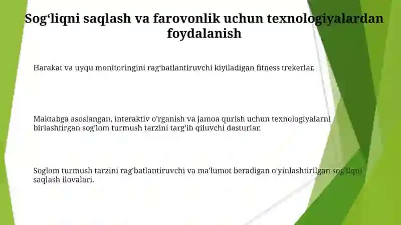 Harakat va uyqu monitoringini rag‘batlantiruvchi kiyiladigan fitness trekerlar 3