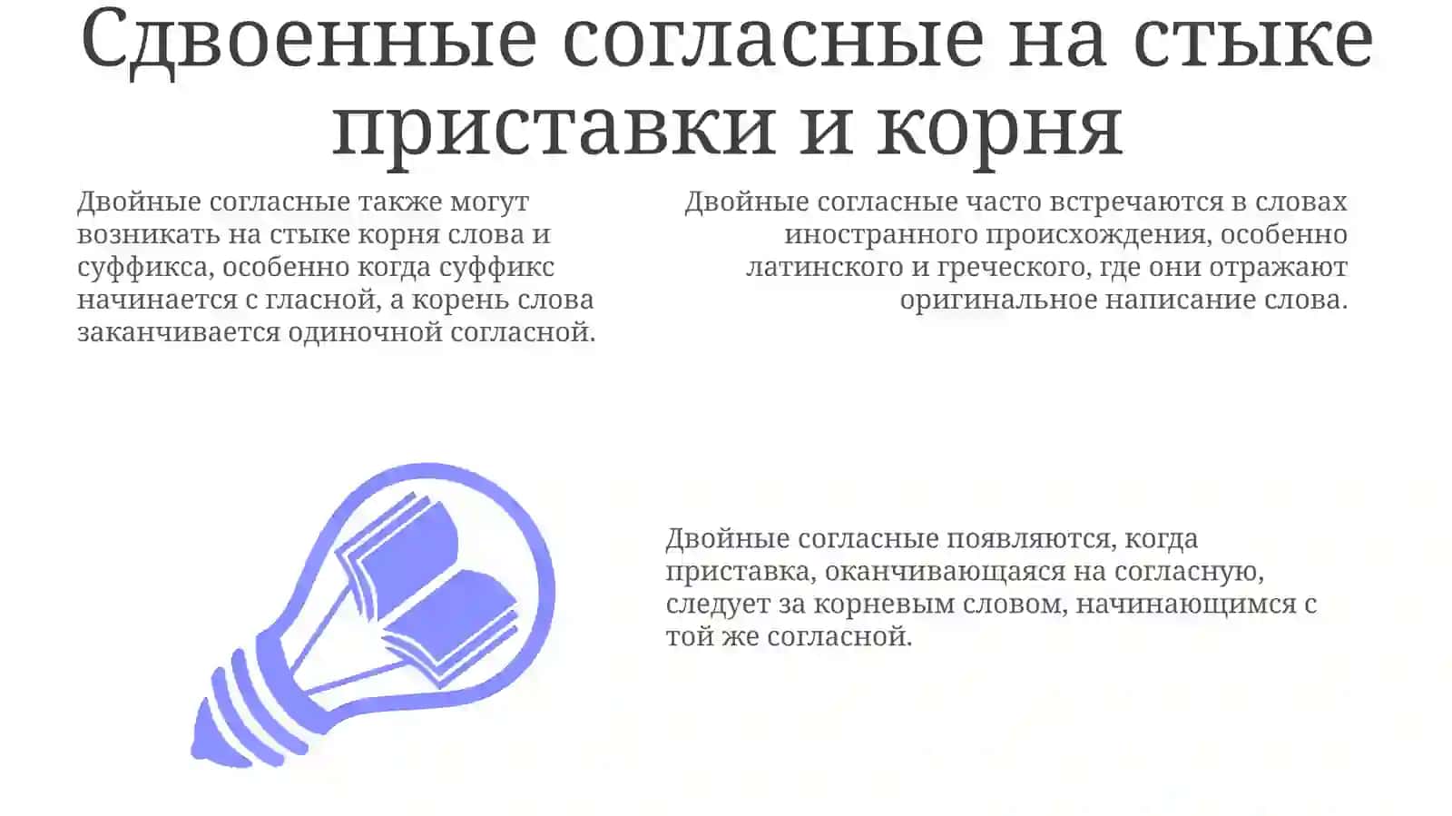 Правописание двойных согласных 3