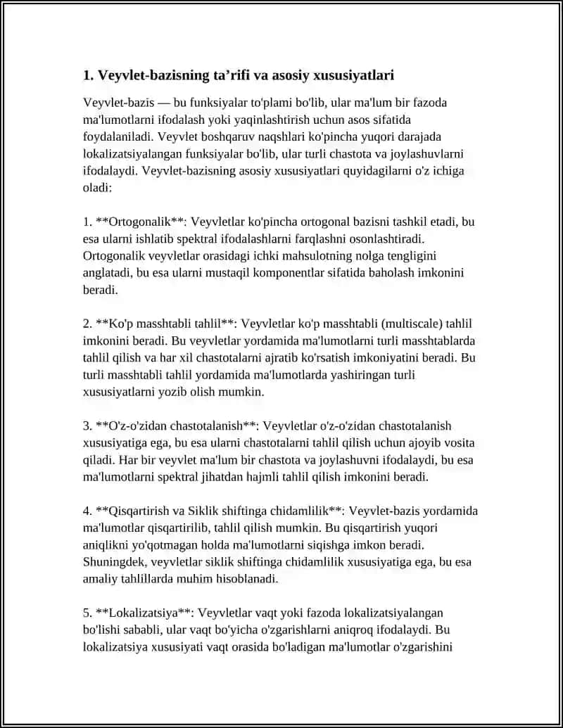Veyvlet-bazis 3