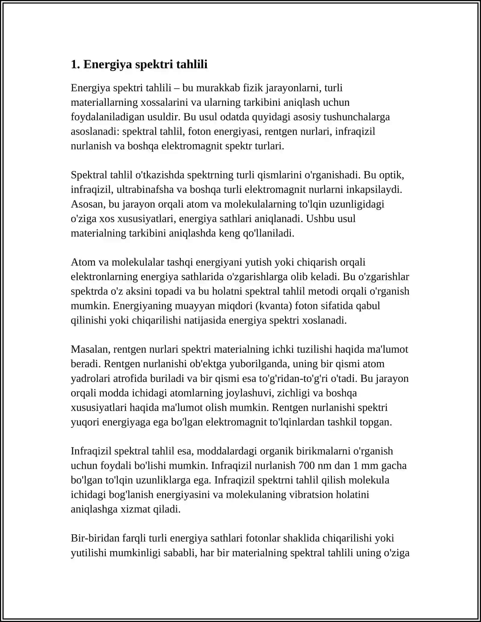 ENERGIYADAN TASHQI SIGNAL PARAMATRLARINI BAHOLASH 3