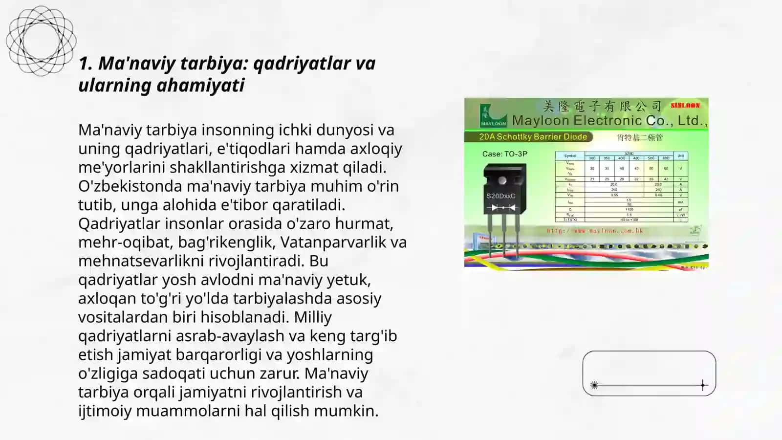 Ma'naviy-axloqiy tarbiya, ekologik va nafosat tarbiyasi 3