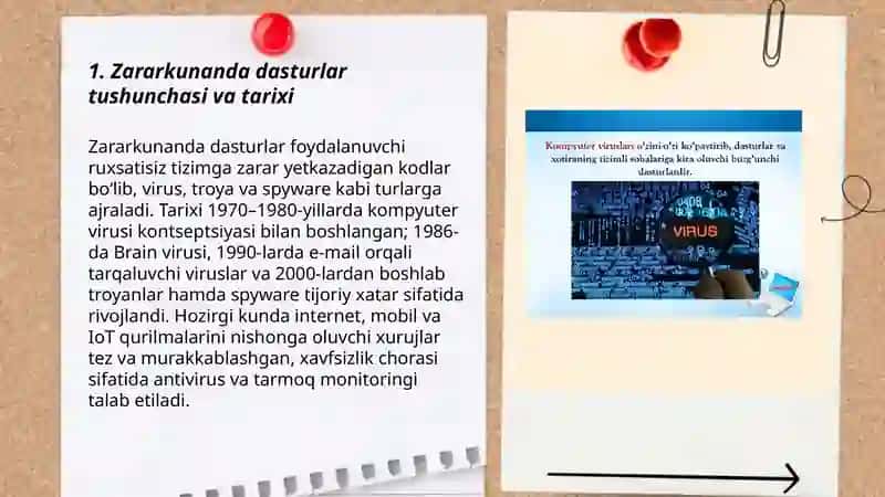 Zararkunanda dasturlar (virus, trojan, spyware): turlari va himoya vositalari 3