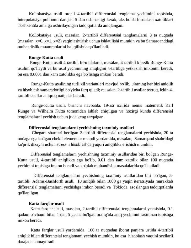 Differensial tenglamalarni taqribiy yechish usullari 3