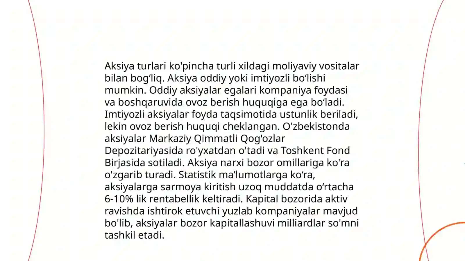 Aksiya va Obligatsiya bozoridagi xaqim 3