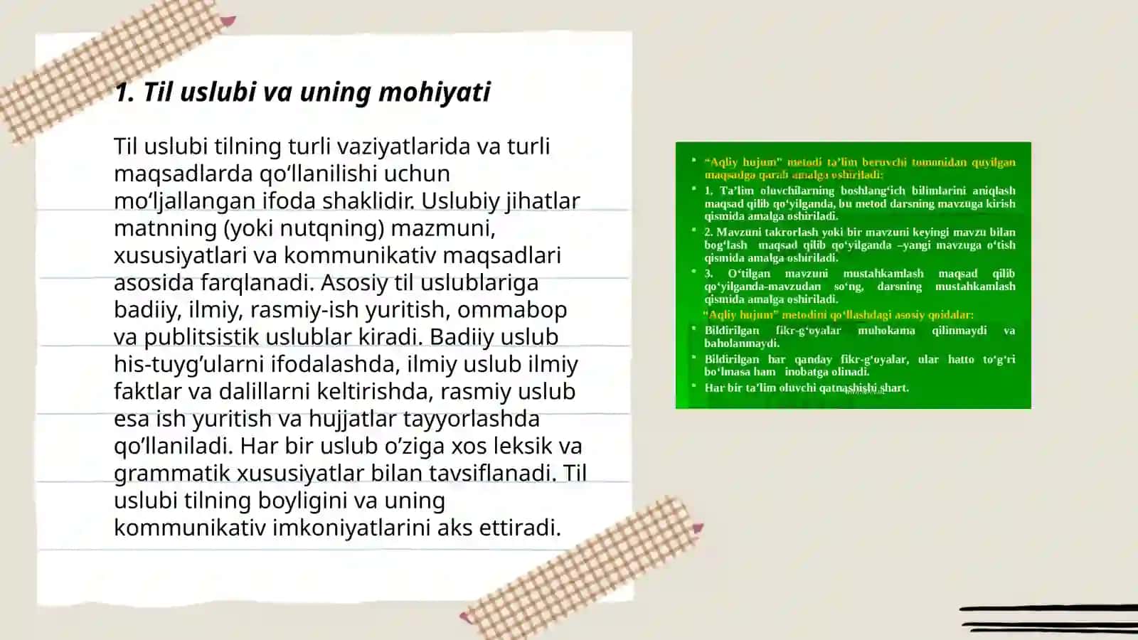 Til uslublarining xususiyatlari 3