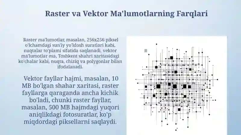 Raster va Vektor Ma'lumotlar 3