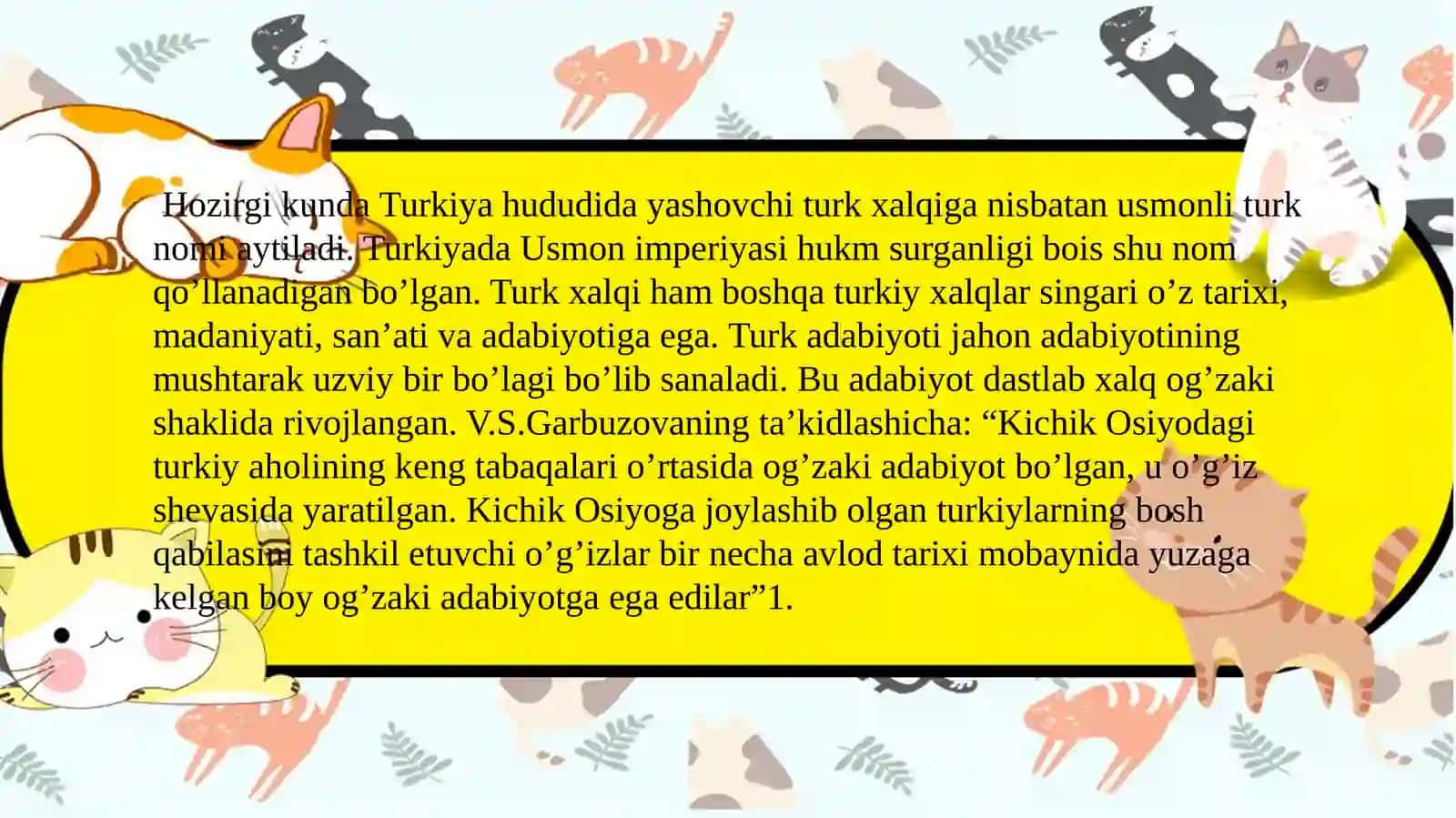 Zamonaviy turk adabiyoti 3
