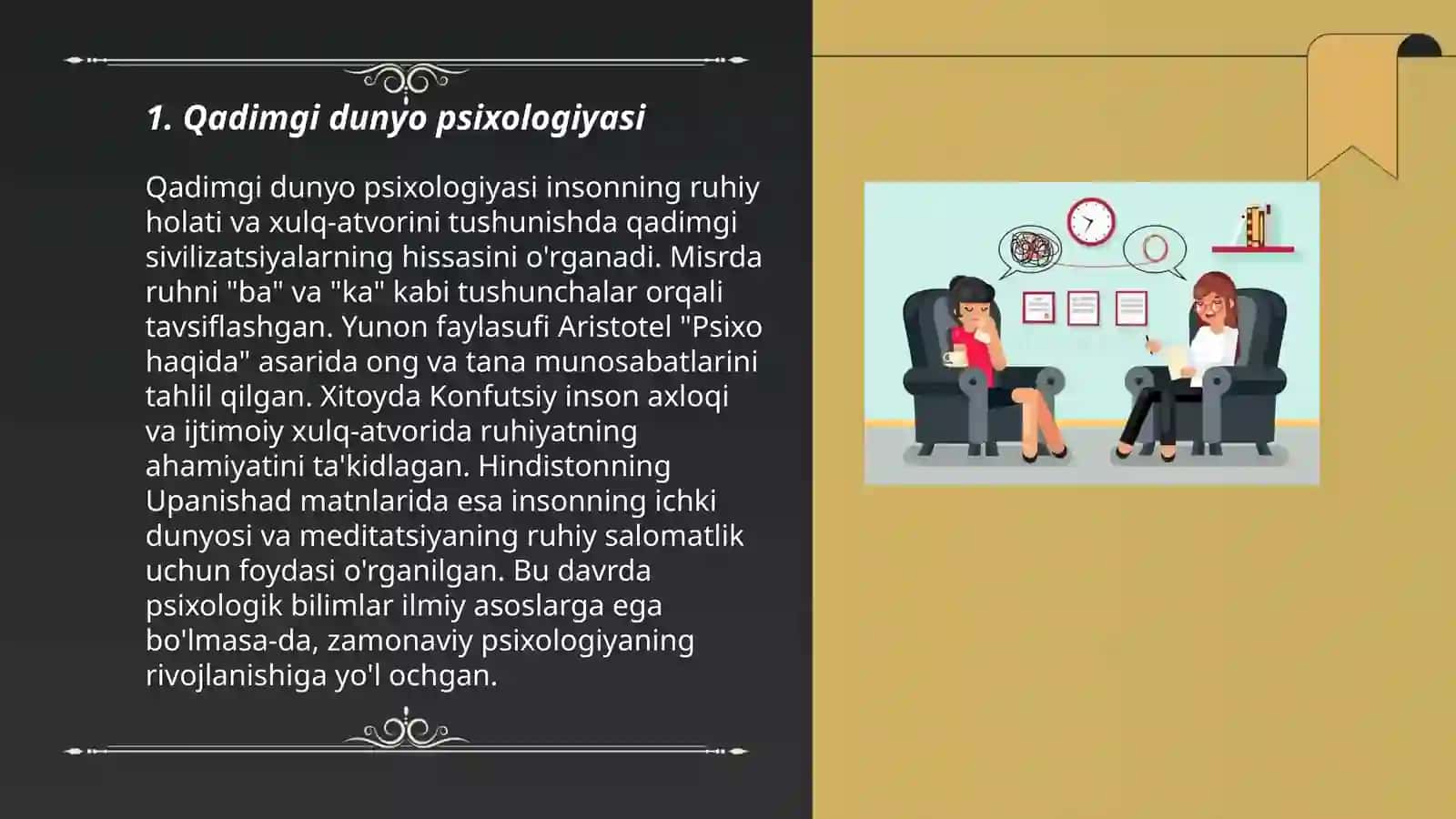 Psixologik ta'limot tarixi 3