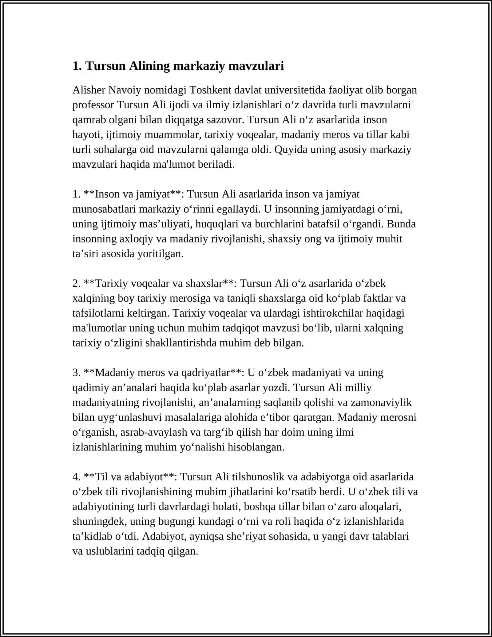 TURSUN ALI SHEʼRIYATIDA 3