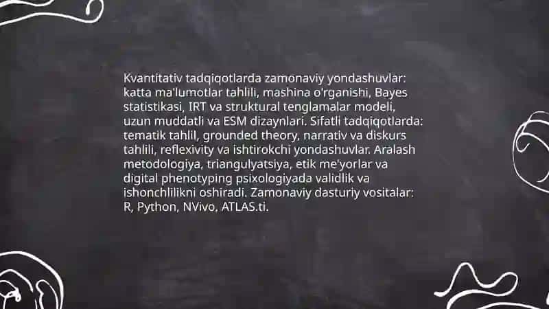 Psixologiyaning hozirgi zamondagi tadqiqot metodlari 3