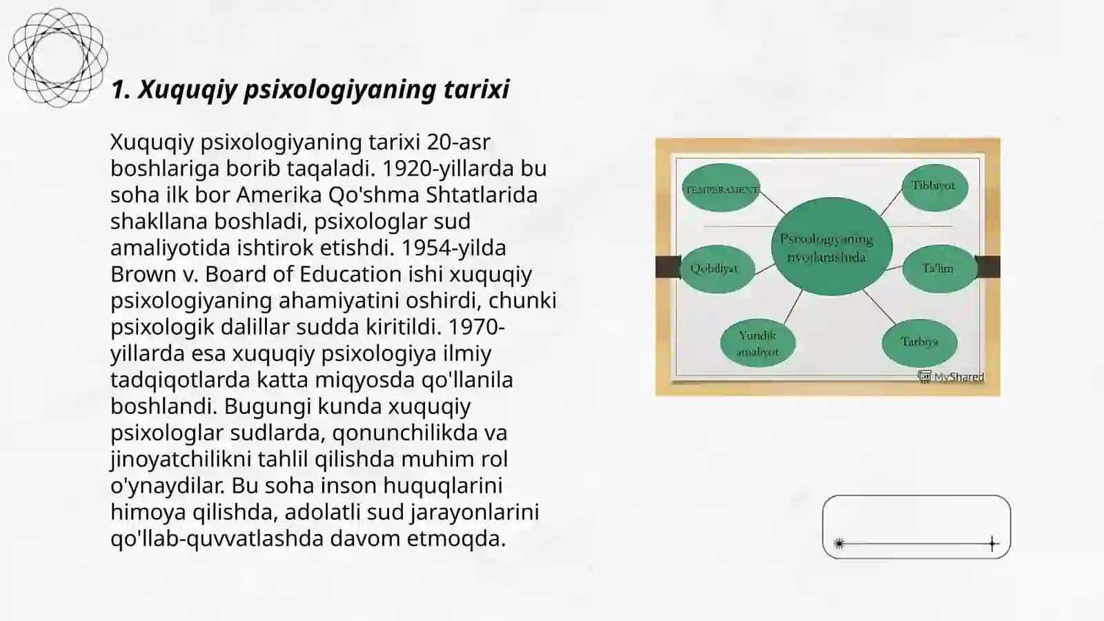 Xuquqiy psixologiyaning predmeti, tuzilishi va metodologiyasi 3