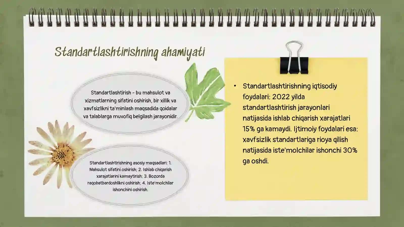 Standartlashtirish va sifatni ta'minlash yo'llari 3