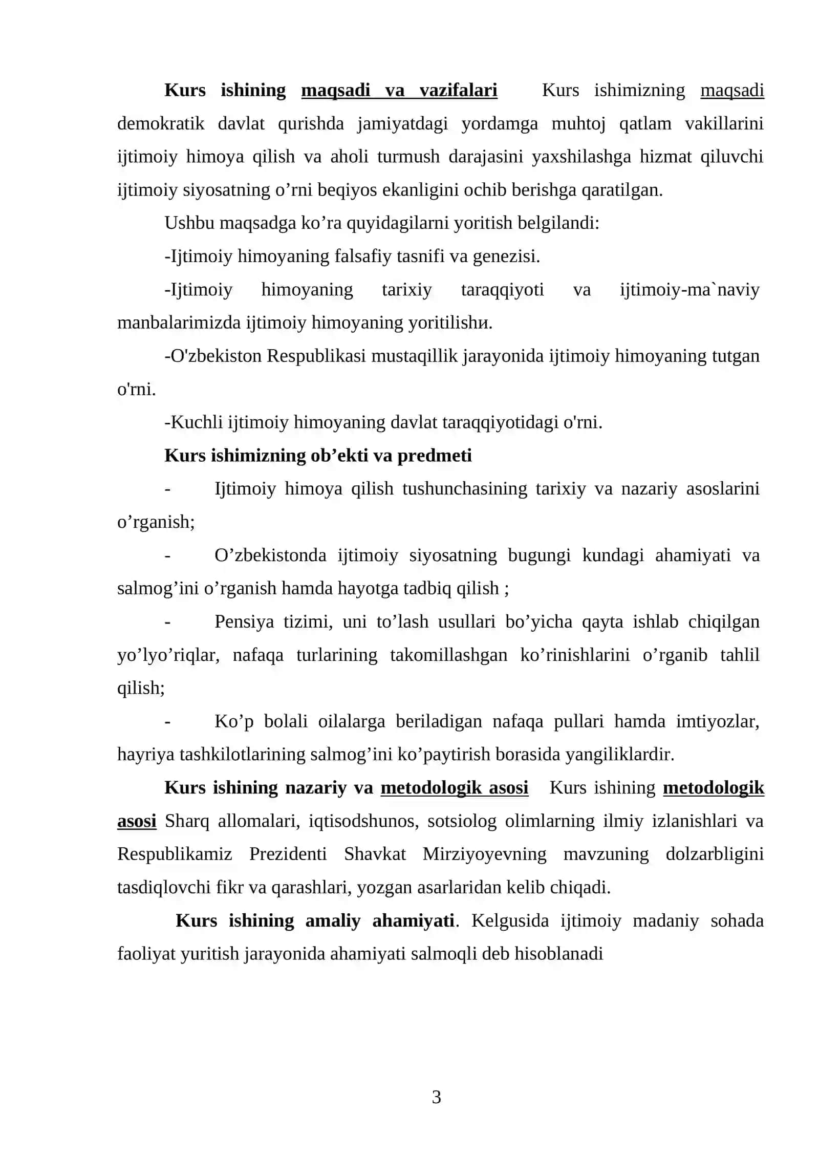 IJTIMOIY XIZMAT KO’RSATISH VA UNI ASOSIY TAMOYILLARI 3
