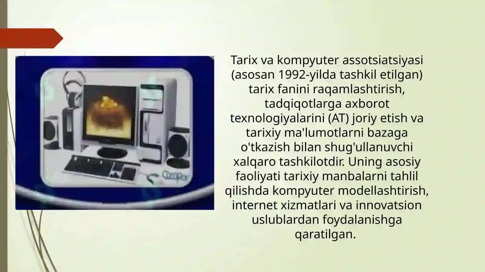 Tarix va Kompyuter assotsatsiyasi faoliyati 3