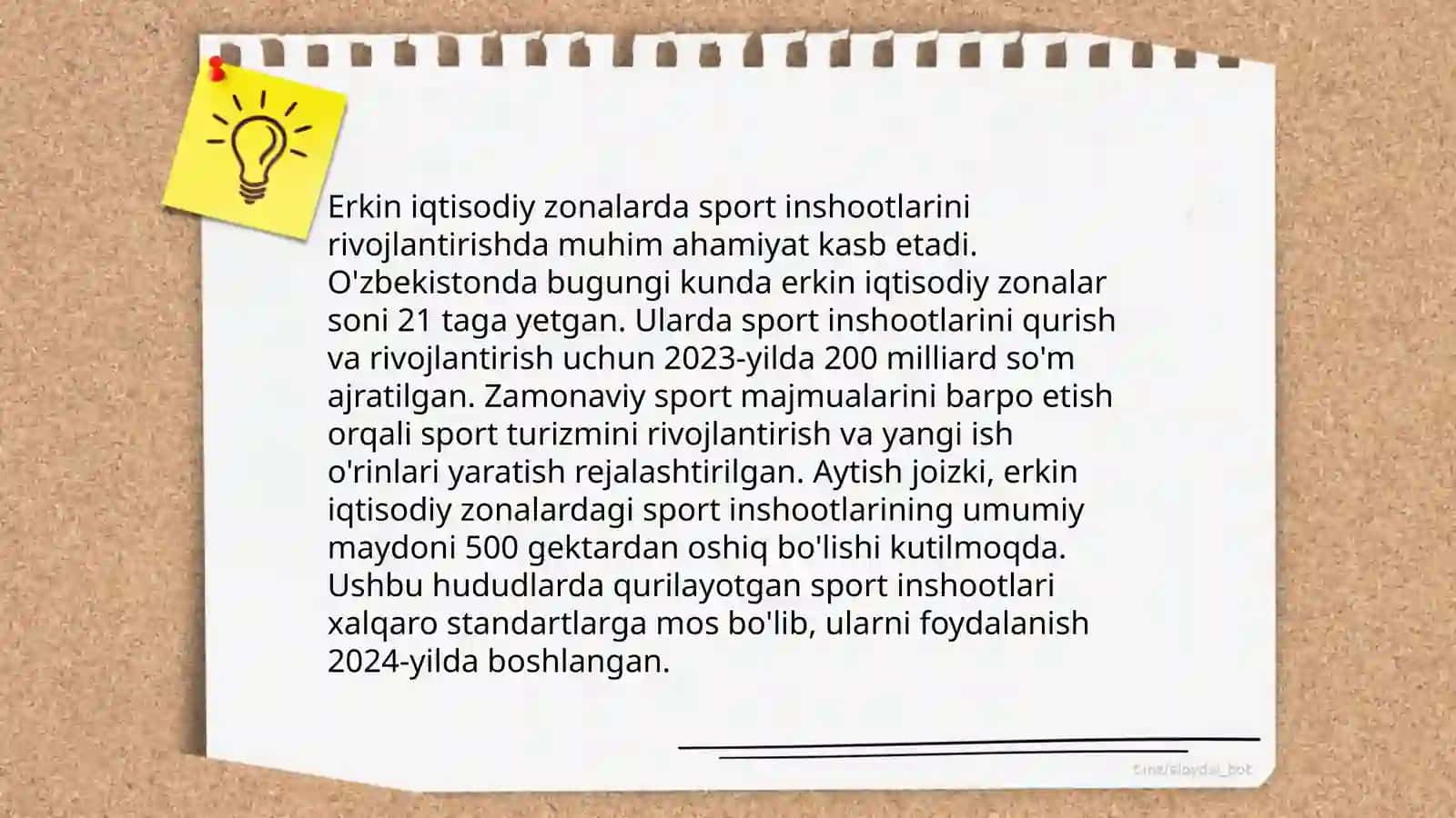 Sport erkin iqtisodiy zonasini tashkil qilish 3