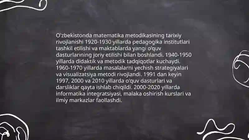 O'zbekistonda matematika va informatika metodikasining rivojlanishi 3
