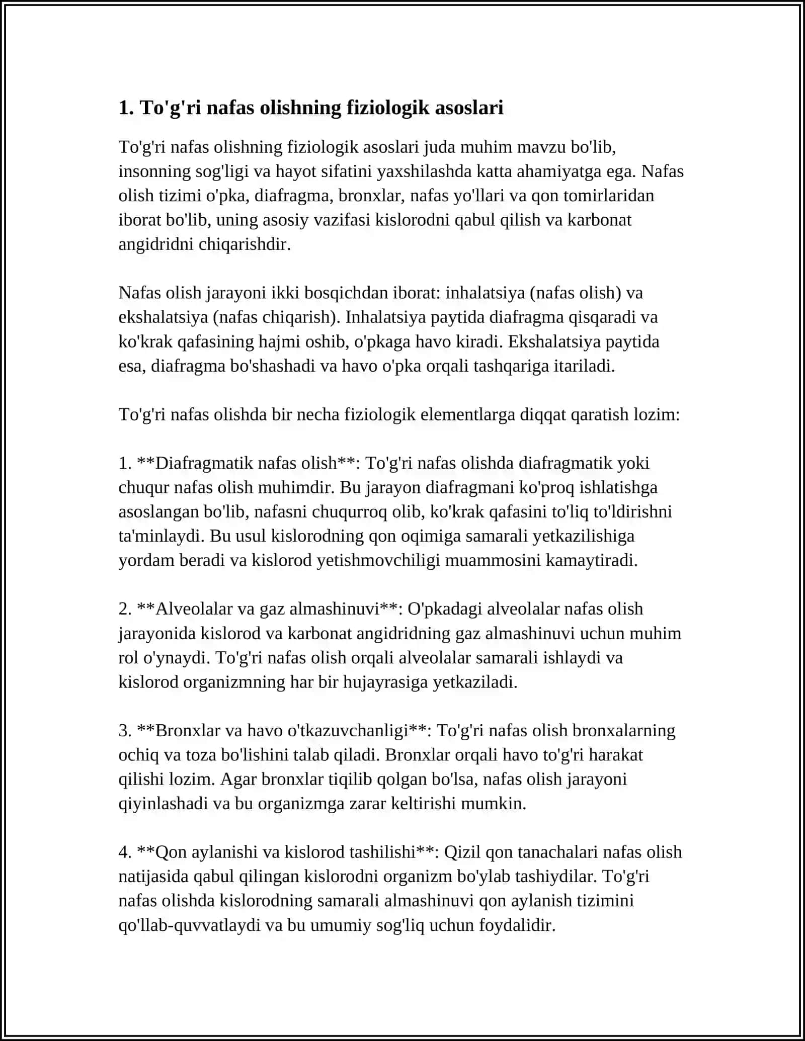 Jismoniy tarbiya to'g'ri nafas olish va jismoniy mashqlar 3