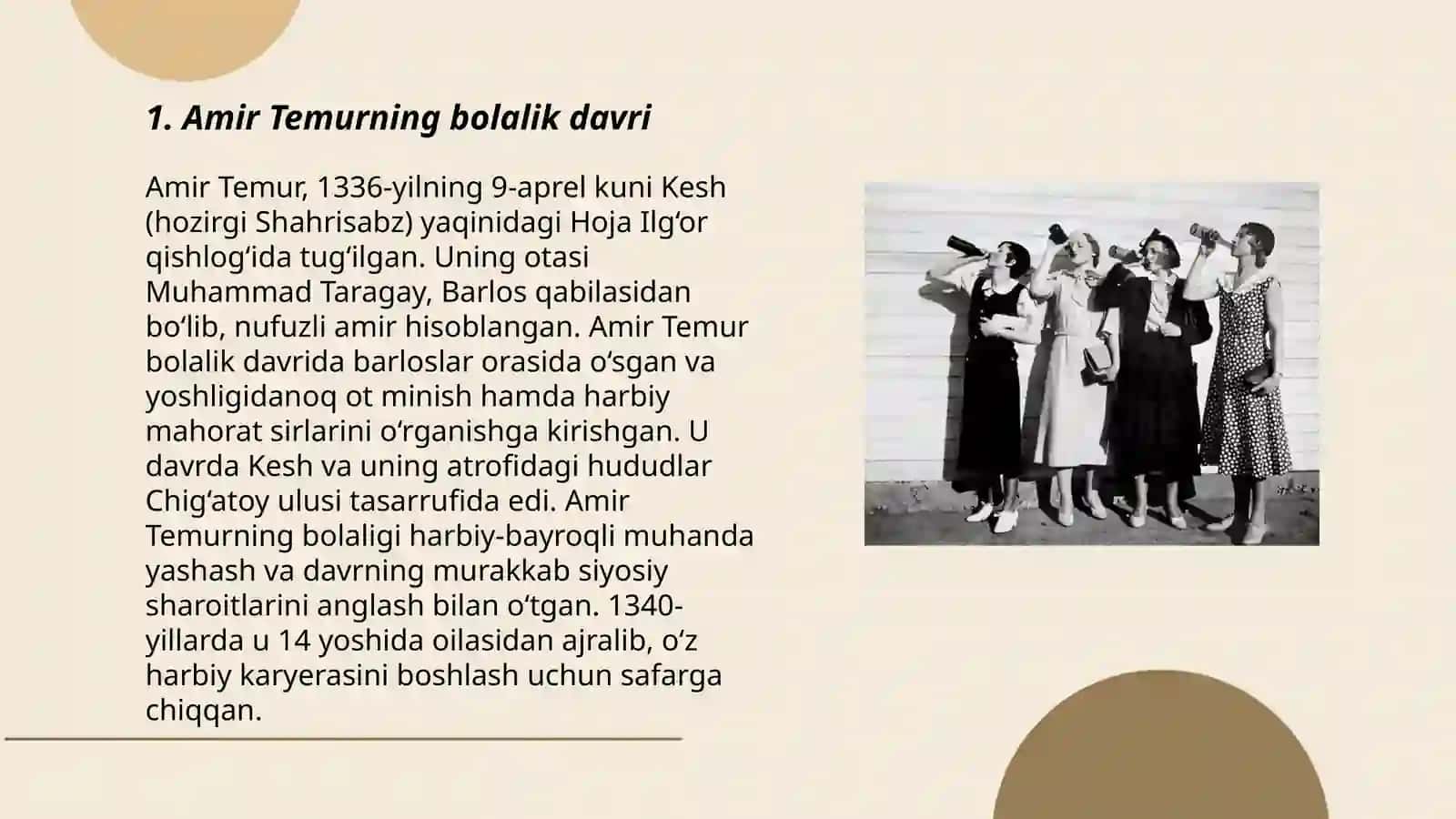Amir Temurning hayoti va ijodi, tarixi va jasorati 3