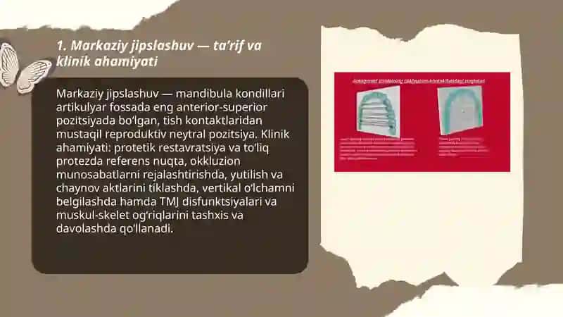 Markaziy jipslashuv va Okklyuziya 3