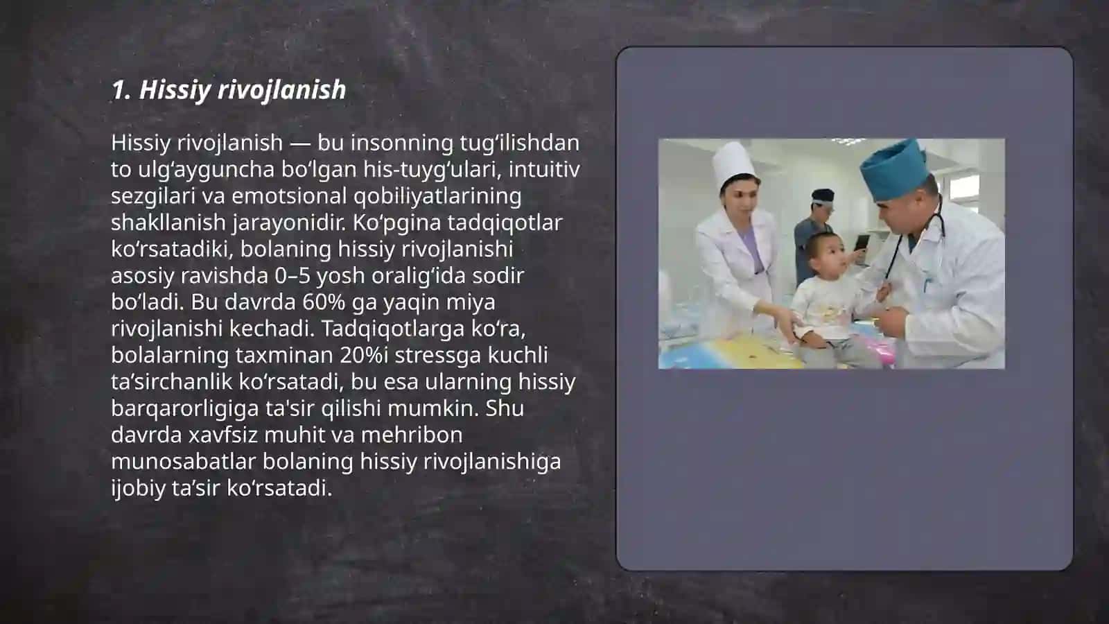 BOLALARDA HISSIYAT XUSUSIYATLARI 3
