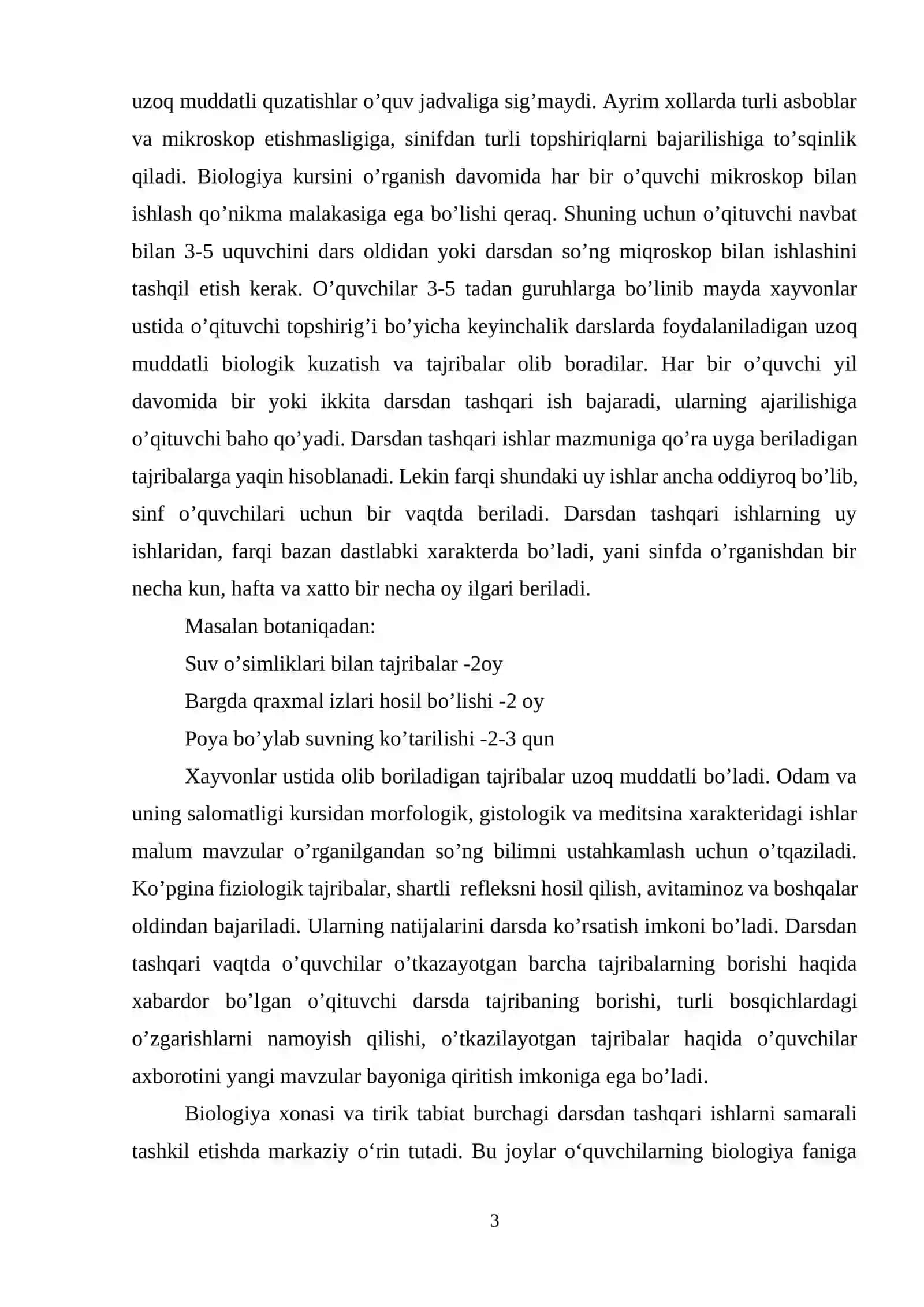 Maktab tajriba maydonchalarida sinfdan tashqari ishlarni rejalashtirish yoʻllari 3