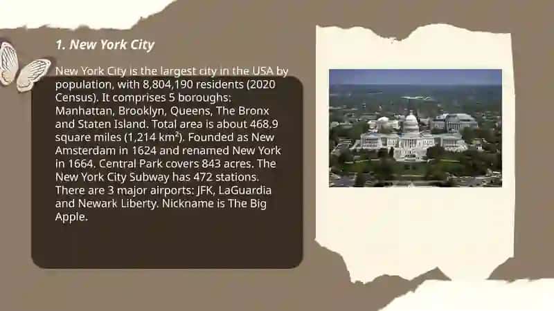 Famous cities of the USA 3