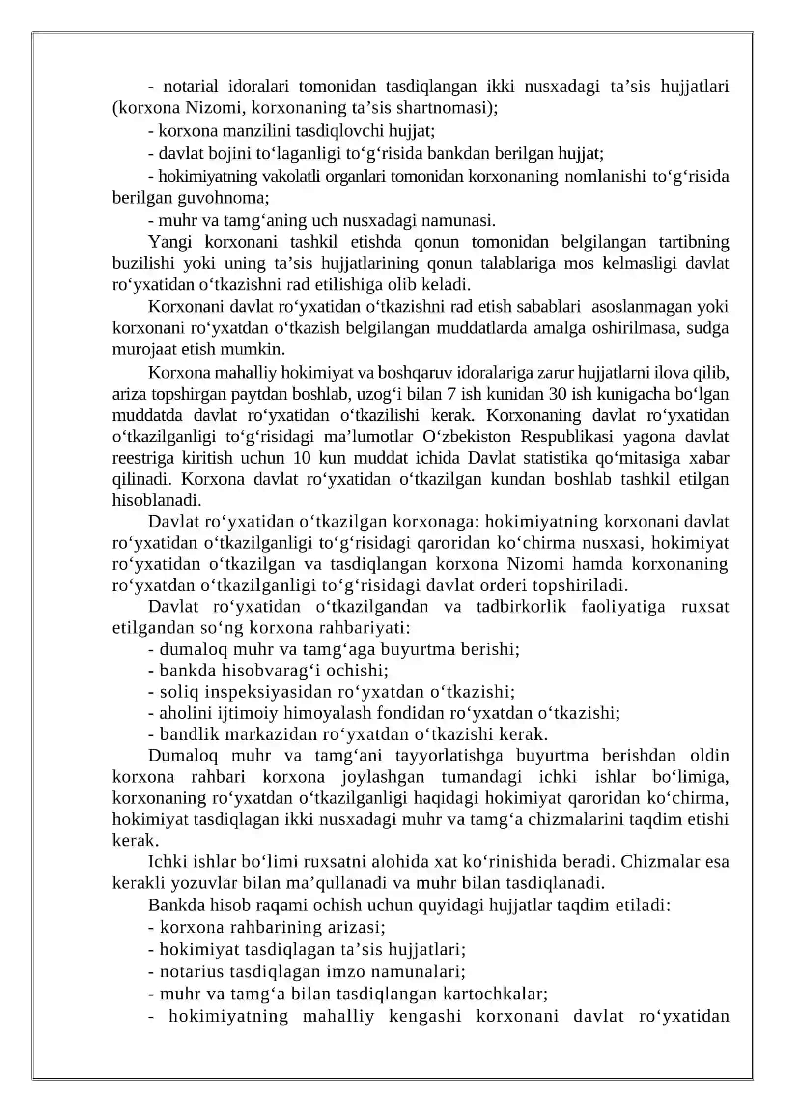 Kichik biznes va tadbirkorlik faoliyatini tashkil etish va boshqarish 3