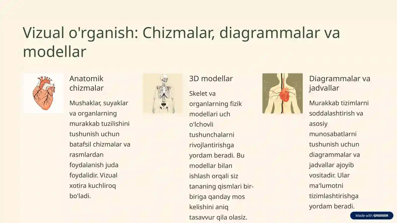 Anatomiya: O'rganishning Samarali Usullari 3