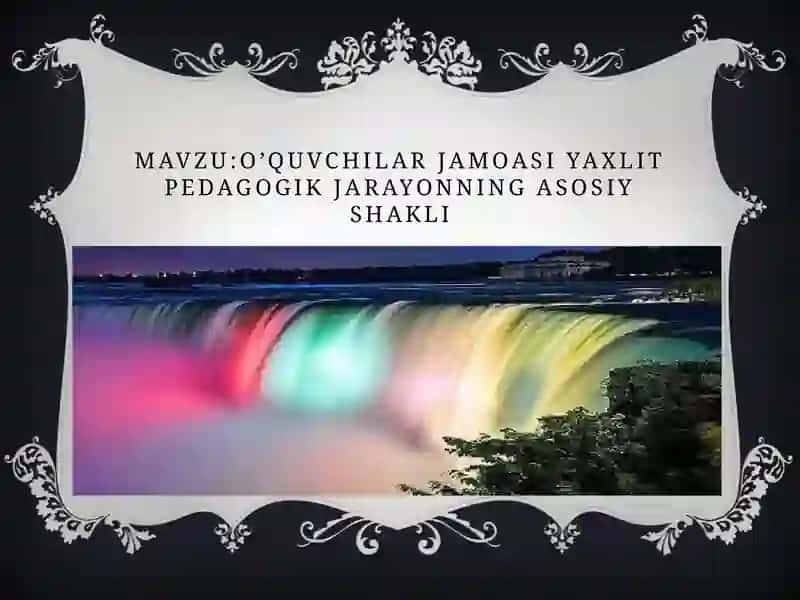 O’quvchilar jamoasi axlit pedagogik jarayonning asosiy shakli 3