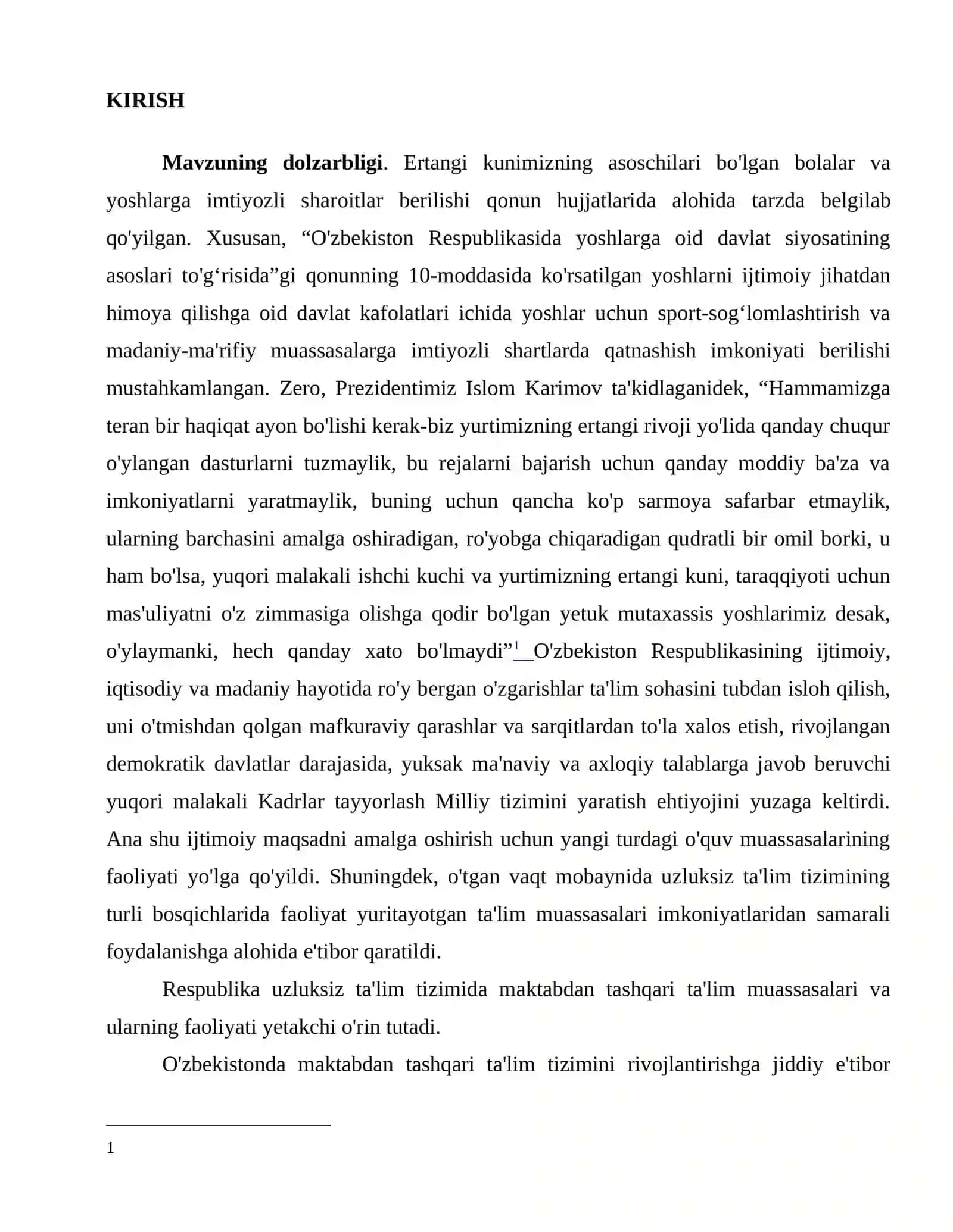 YOSHLAR MA`NAVIYATINI YUKSALTIRISHDA IJODIY TO`GRAKLARNING O`RNI VA AHAMIYATI 3