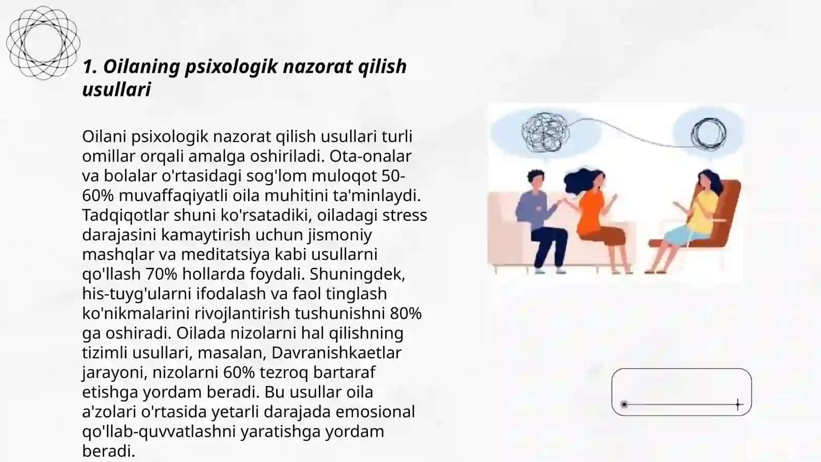 Oilaning psixologik nazorat qilishning ilmiy-metodologik jabxalari 3