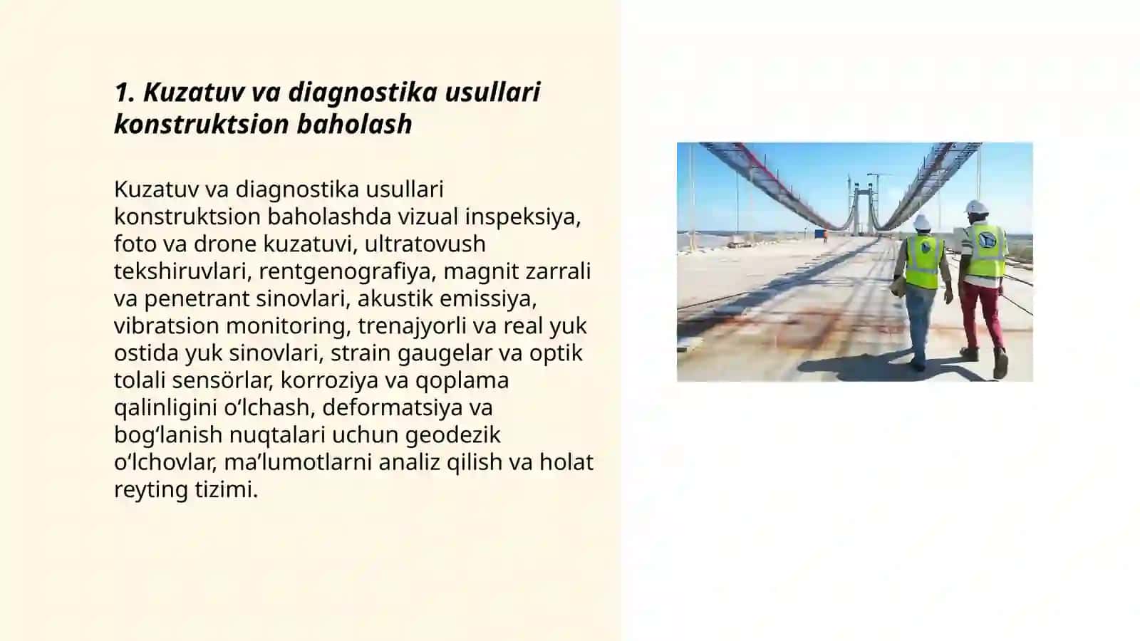 Koʻprik konstruksiyalarini kuchaytirishning zamonaviy metodlari 3