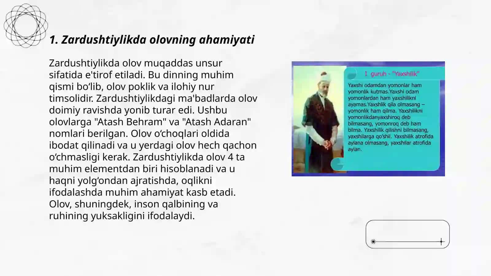 Zardushtiylikda tabiatning ulug'lanishi 3